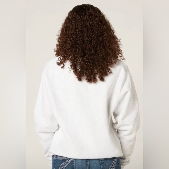 Harvard University Unisex White with Arched Red Logo Sweatshirt Sz Large - Picture 4 of 6